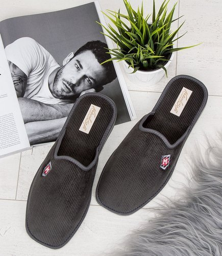 NS-401 Kapcie męskie Natural Style Zakryte Palce