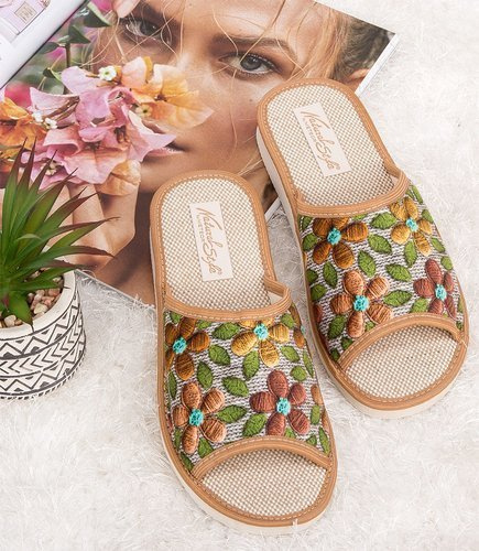 NS-053 Kapcie damskie Natural Style Jolka