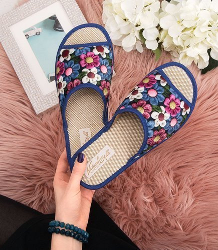 NS-050 Kapcie damskie Natural Style Ula Len