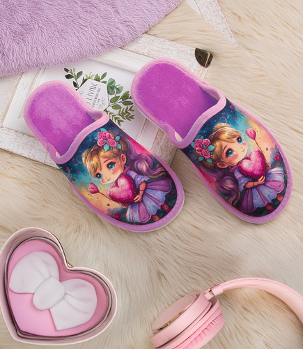 NS-160 Kapcie dziecięce Natural Style Baletnica z.