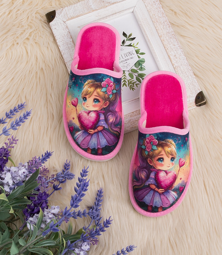 NS-160 Kapcie dziecięce Natural Style Baletnica z.