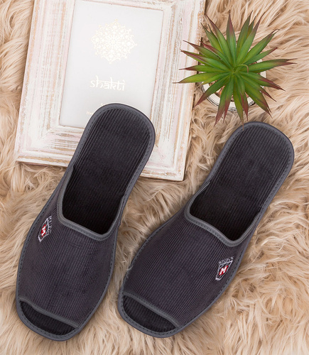 NS-252 Kapcie męskie Natural Style Szymon Sztruks o.