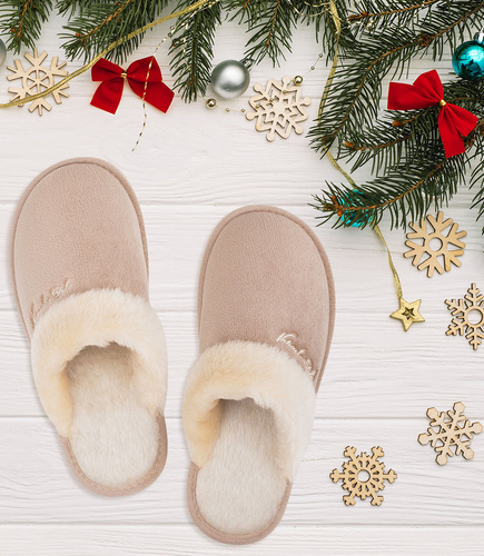 NS-080 kapcie damskie Natural Style Dominika