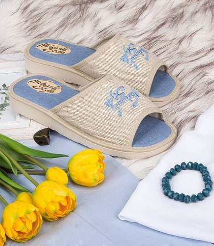 NS-004 Kapcie damskie Natural Style Natalia o.