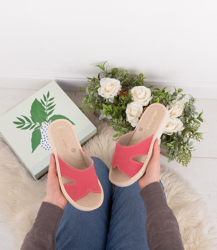 NS-118 Kapcie damskie Natural Style Boho