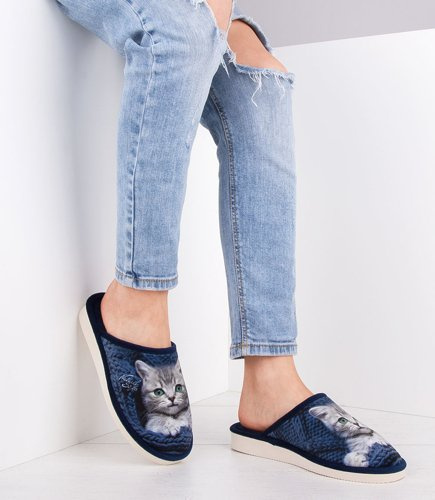 NS-128 kapcie damskie Natural Style Kotek