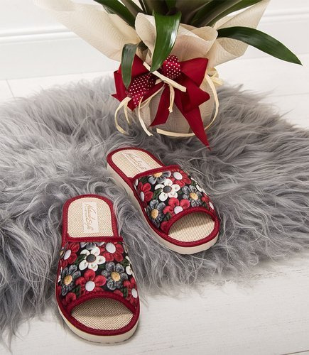 NS-050 Kapcie damskie Natural Style Ula Len